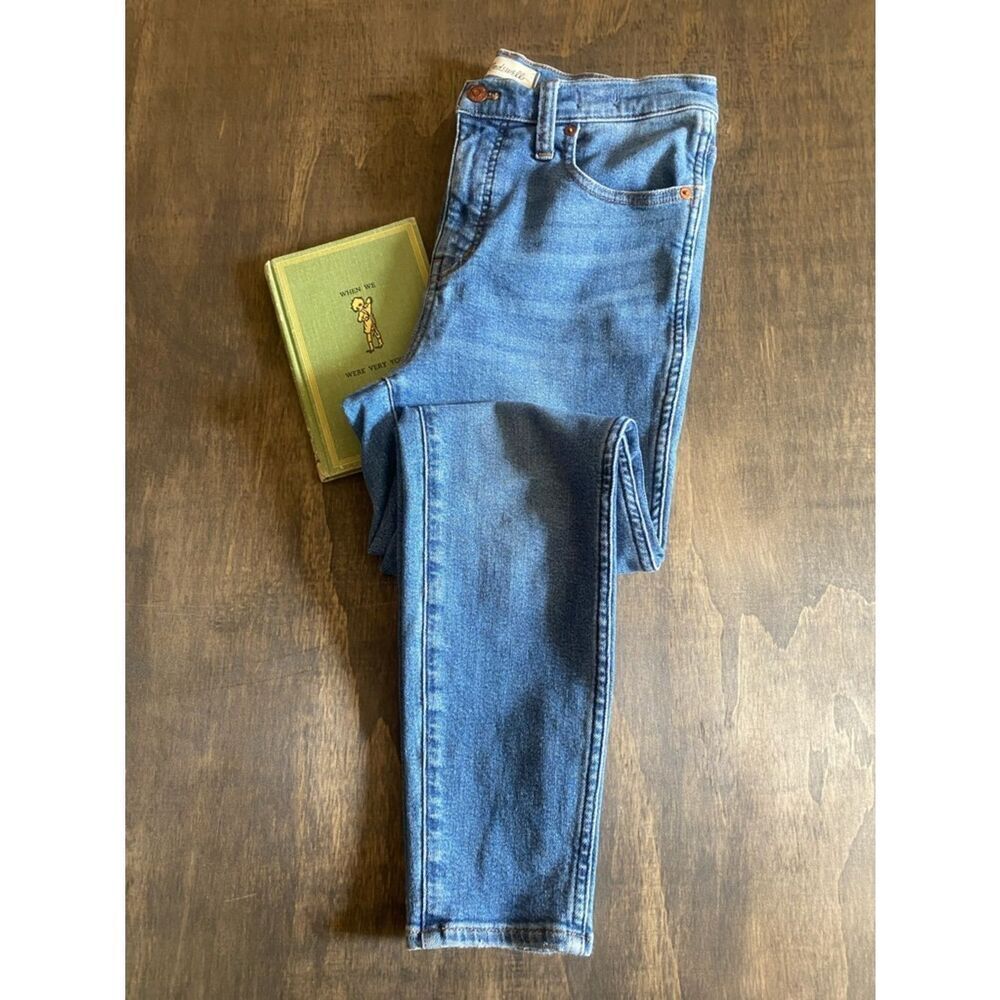 Madewell 10” High Rise Skinny Crop Blue Denim Jeans
